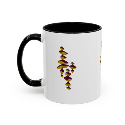 Maroon & Gold Balloons Coffee Mug